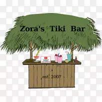 剪贴画图形tiki bar tiki文化-tiki bar徽标