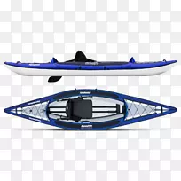 水上滑板哥伦比亚XP一艘皮艇水上帆板哥伦比亚XP两只充气水上滑板奇努克xp串列xl-折叠皮艇