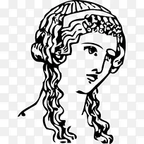 古希腊剪贴画古希腊妇女