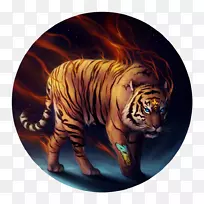 老虎猫科桌面壁纸狮子皮黑客