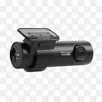 汽车黑色dr650-2ch dashcamv数字录像机仪表板凸轮记录器