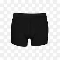游泳裤，短裤-黑色喇叭裤