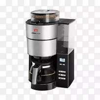 梅利塔咖啡壶香味新鲜钢铁咖啡机咖啡豆磨床亚马逊