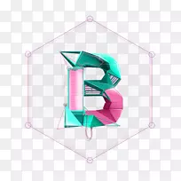 产品设计粉红m字体-低聚合字体