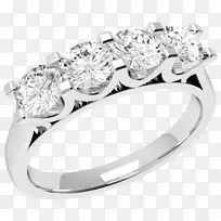 永恒戒指结婚戒指钻石银永恒钻石戒指女人