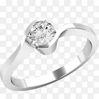 结婚戒指公主切割订婚戒指钻石切割钻石戒指女性
