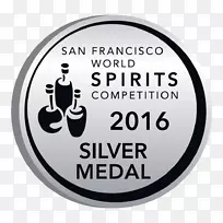 旧金山世界精神竞赛标志品牌字体-2018年银牌
