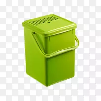 垃圾桶和废纸篮堆肥塑料有机食品堆肥桶