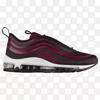 男士耐克AIR max 97超运动鞋耐克AIR max 97超大型儿童鞋金属粉色耐克女鞋