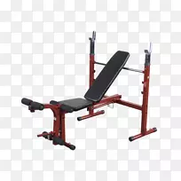 最佳健身bf 10奥运长凳运动椅压身实心平板凳-举重长凳