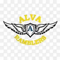 阿尔瓦学校标志组织品牌标志-高中海角珊瑚标志