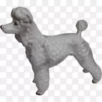 标准贵宾犬玩具贵宾犬繁育犬-食物狗雕像