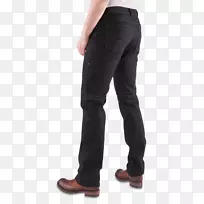 牛仔裤牛仔布腰部口袋-80年代牛仔裤