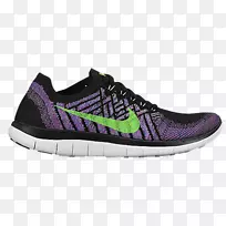 耐克免费5.0 2014-女性跑鞋黑色/无烟煤/白色运动鞋-石灰黑色耐克女跑鞋
