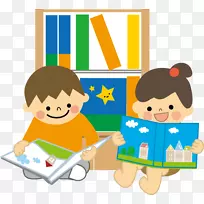 图画书阅读儿童插图-儿童