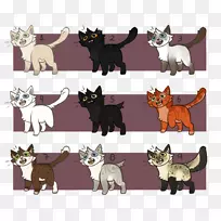 猫超级版系列胡须艺术写实战士猫画