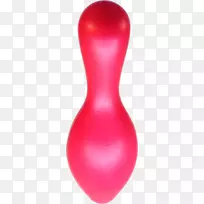保龄球针夹艺术形象描述.粉红色保龄球针水瓶