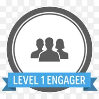 LOGO公共关系组织品牌人类行为-LVL 3社区徽章