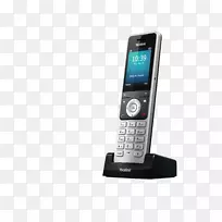 yalink SIP-w56p voip电话ip-dect数字增强型无绳通信无绳电话长途电话卡