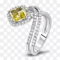 订婚戒指钻石珠宝宝石纸牌订婚戒指包裹