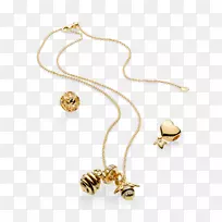 项链，耳环，珠宝，迷人的手镯-采矿蜜蜂