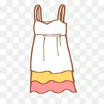 服装剪贴画产品设计图案线维修工作服