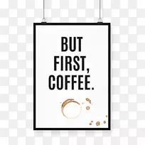 咖啡文字创意字体-咖啡店海报