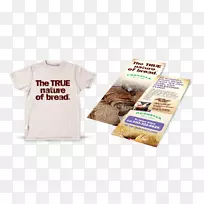 T-恤-Gonnella烘焙公司食品营销广告.未漂白面粉标签