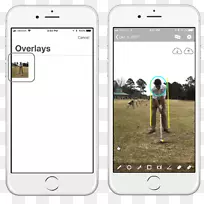 智能手机绘图视频电脑图标高尔夫-智能手机