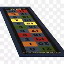 数跳计数数学乘法加法-教室地毯