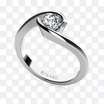 订婚戒指-没有石头的金戒指