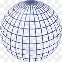 线框模型球体网站线框三维空间绘图