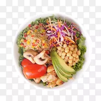 泰国菜素食菜盘菜沙拉-佛碗