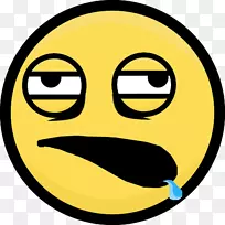 贴纸贴花表情笑脸-保持冷静的爱笑脸