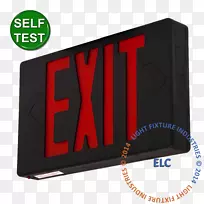 出口指示牌发光二极管紧急出口红灯