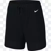跑步短裤，衣服，t恤，耐克，黑色网眼短裤