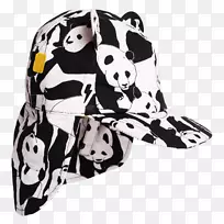 棒球帽太阳帽儿童-熊猫流行1级