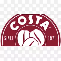 咖啡厅标志科斯塔咖啡字体品牌-哥斯达黎加咖啡标志