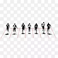 100米短跑田径摄影运动心理学-奥运马拉松