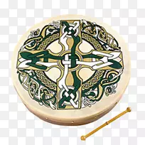 爱尔兰传统音乐鼓-舞蹈爱尔兰乐器