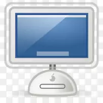 电脑监控电脑图标imac g4苹果原版imac