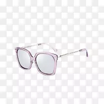 护目镜太阳镜产品设计80年代男性镜面卷发