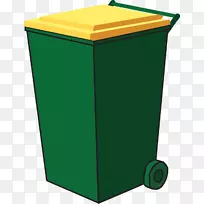 垃圾桶和废纸篮，回收垃圾桶，轮式垃圾桶，废物收集.废物回收箱