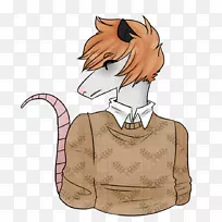 耳朵猫插图下巴-秋衫天气
