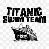 t恤rms泰坦尼克号游船标志-泰坦尼克水槽游泳
