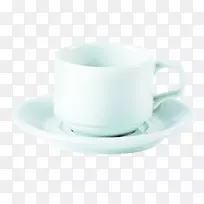 茶托咖啡杯茶杯瓷浓缩咖啡堆叠饮料服务器