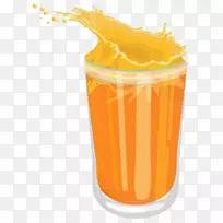 橙汁剪辑艺术苹果汁鸡尾酒-果汁