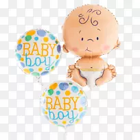 气球婴儿礼物男孩婴儿淋浴-气球
