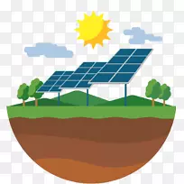 剪贴画太阳能电池板可再生能源