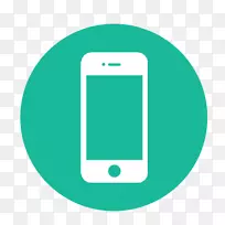 iphone智能手机电脑图标图形电话呼叫应用程序开发人员